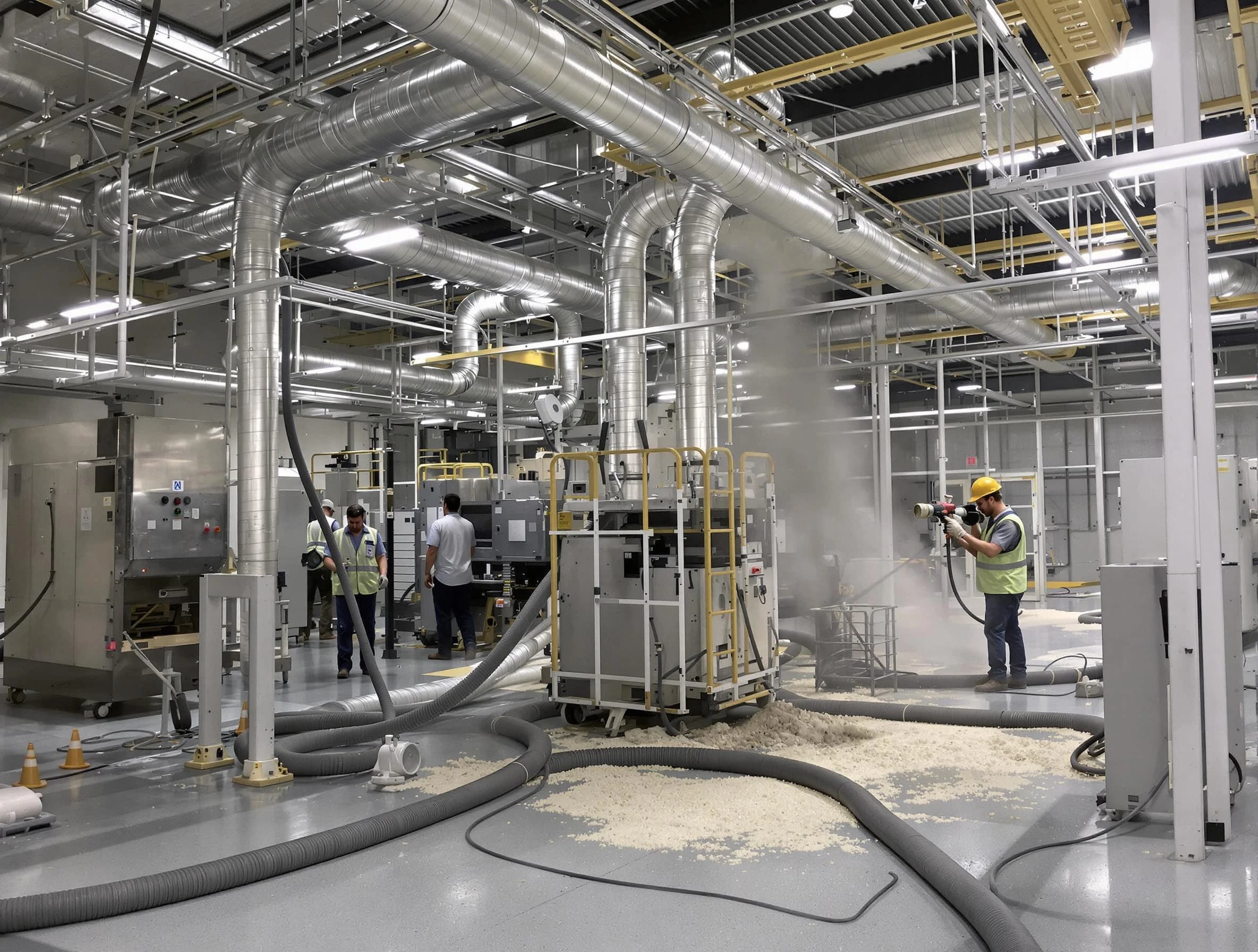 Heavy-duty industrial duct cleaning by Collier Air Duct Cleaning in Collier