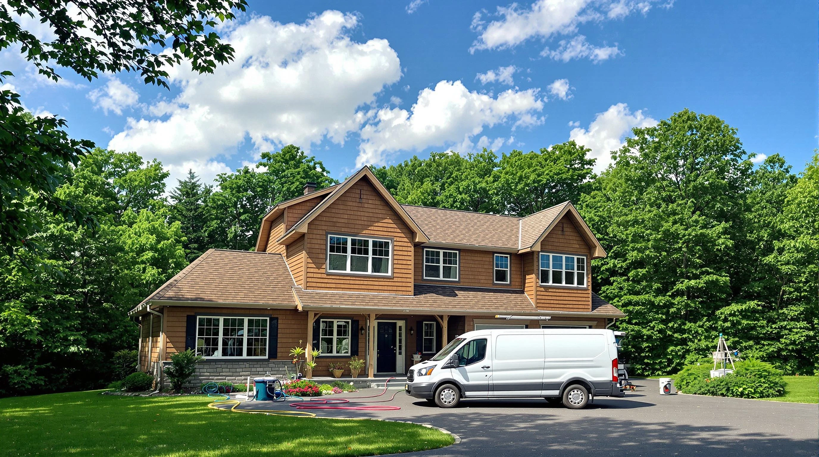 Collier Air Duct Cleaning air duct cleaning crew working in Bethel Park, PA
