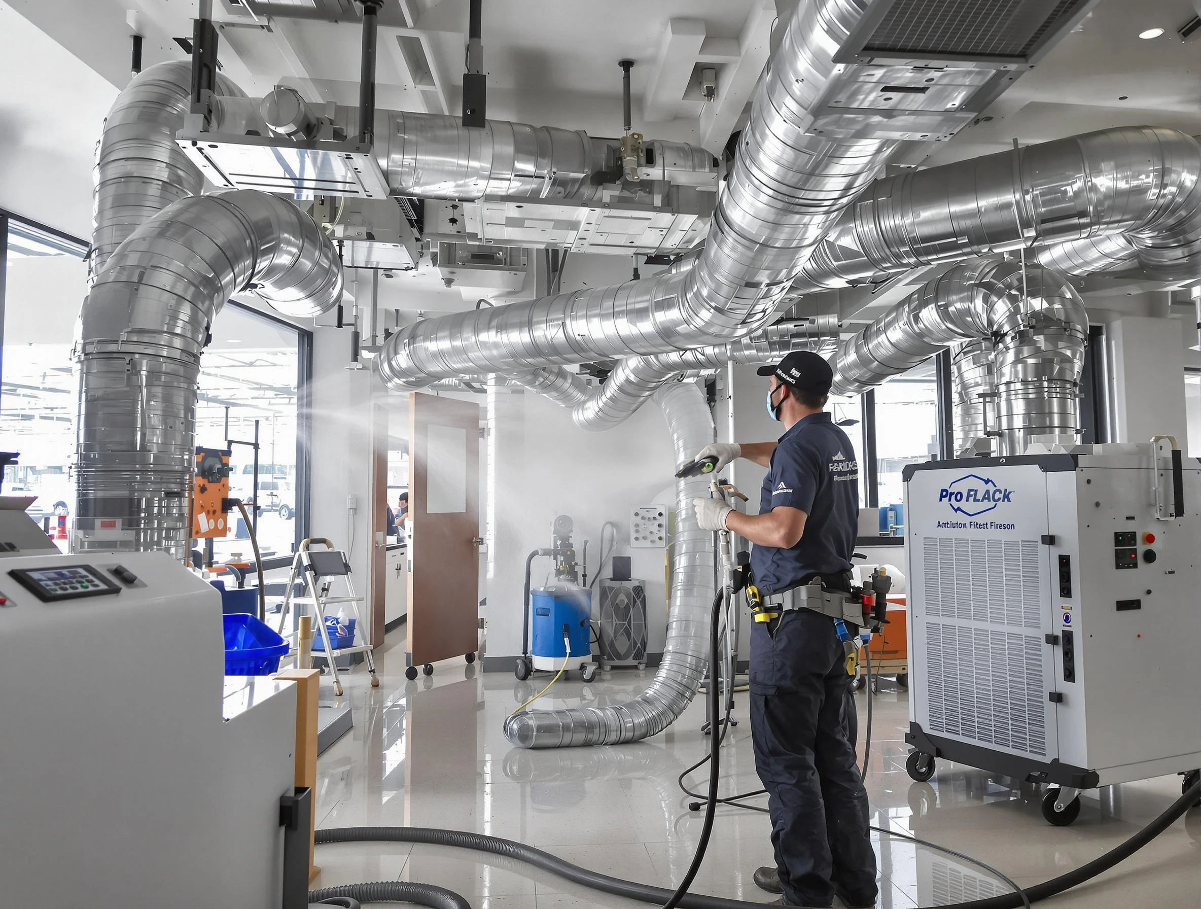 Negative Pressure Air Duct Cleaning in Collier